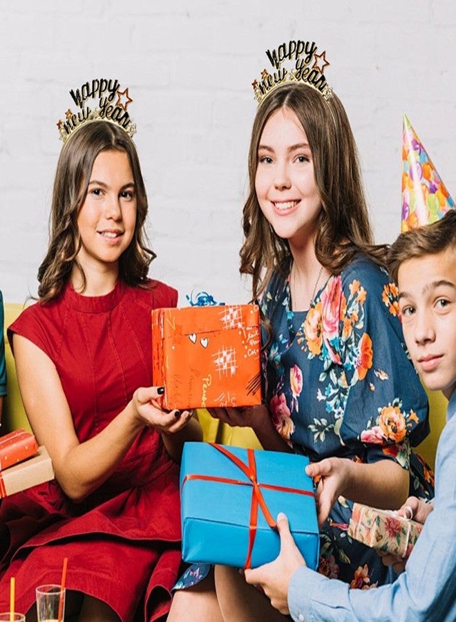 سوتشات طوق رأس سوتشات للعام الجديد للنساء، تاج مرصع بأحجار الراين لحفلات رأس السنة الجديدة - Image 5