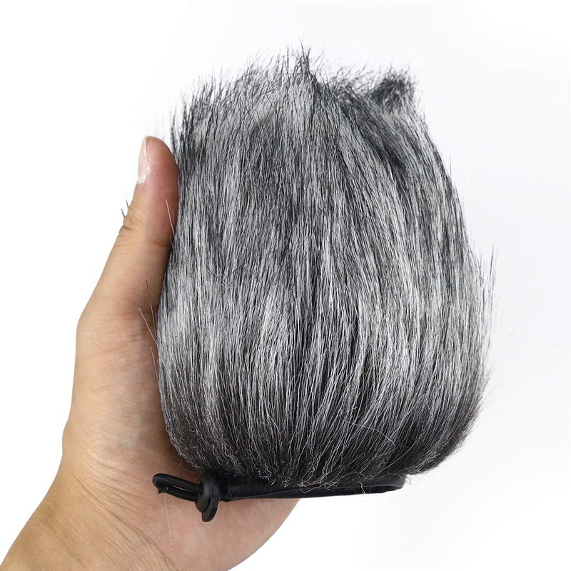 YOUSHARES AT2020 Pop Filter Windscreen - Furry Windscreen/Fur Foam Wind Cover for Audio Technica Microphone AT2020+ AT2035 AT4040 by YOUSHARES - Image 5