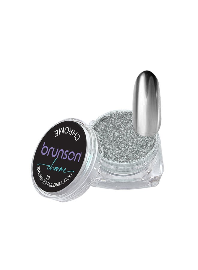 Chrome Mirror Metallic Holographic Effect Art Decoration Manicure Pigment Nail Powder JM-01