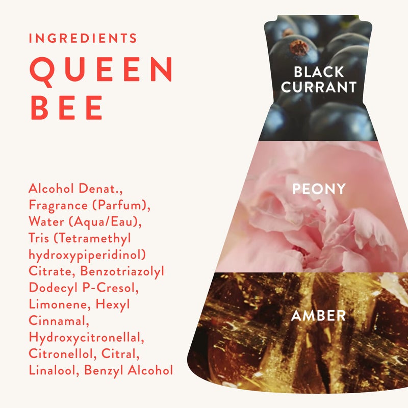 Good Chemistry Queen Bee Body Mist 5 fl oz - Light, Fruity, Floral Spray with Black Currant, Peony, & Amber - Bold, Clean & Vegan - Image 5