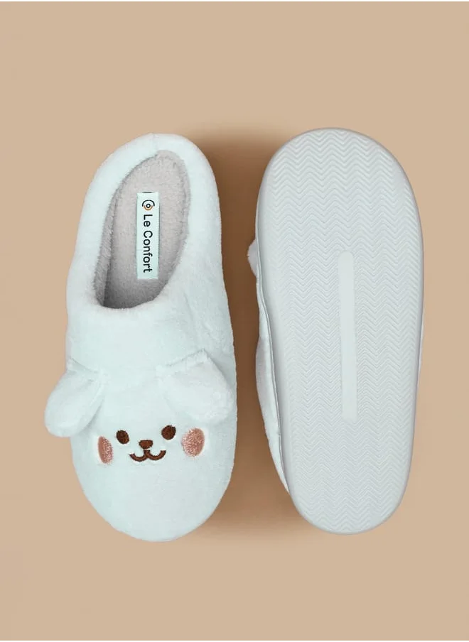 لو كونفورت Ear Applique Bedroom Slippers