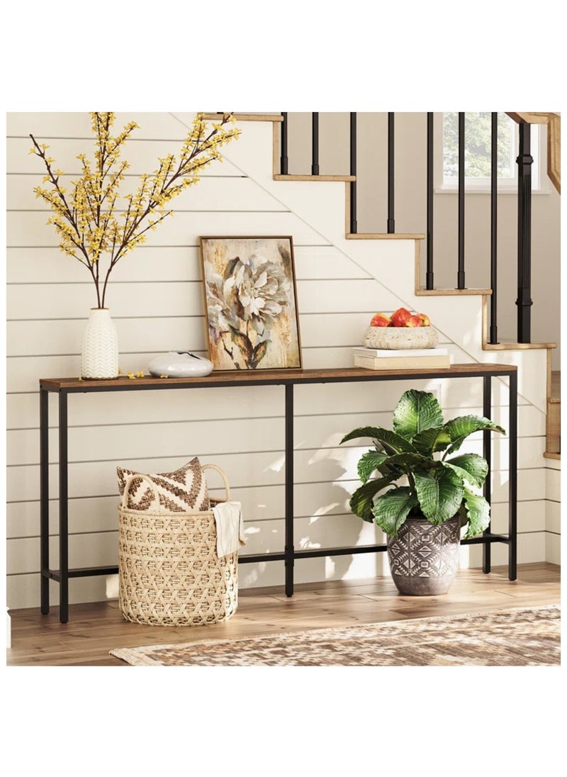 HXDream - Extended Console Table,Simple Sofa Table,Vintage Table,Home Coffee Corner Display Entryway Table, Display Table For Couch Hallway Entrance Living Room - Image 1