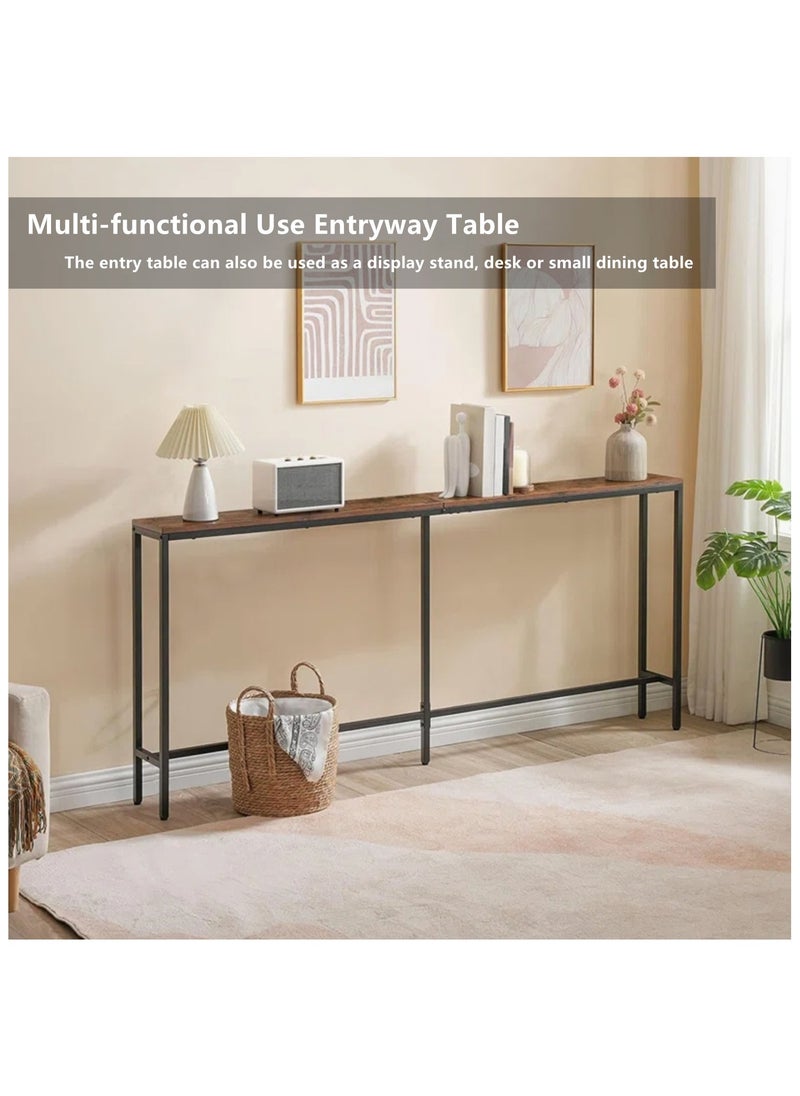 HXDream - Extended Console Table,Simple Sofa Table,Vintage Table,Home Coffee Corner Display Entryway Table, Display Table For Couch Hallway Entrance Living Room - Image 1
