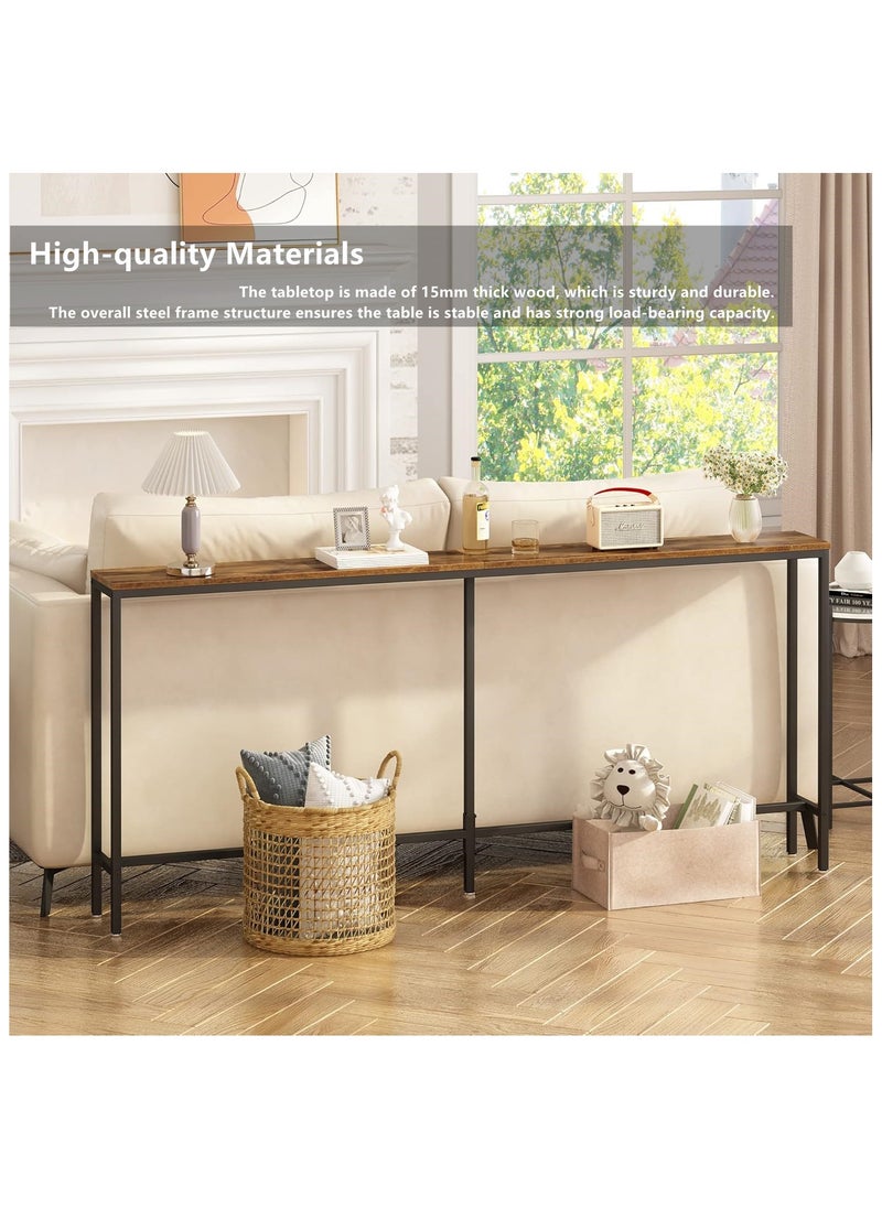HXDream - Extended Console Table,Simple Sofa Table,Vintage Table,Home Coffee Corner Display Entryway Table, Display Table For Couch Hallway Entrance Living Room - Image 1
