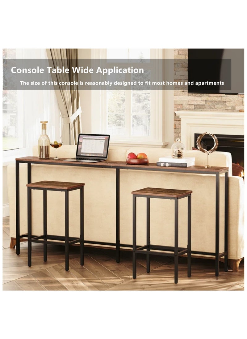HXDream - Extended Console Table,Simple Sofa Table,Vintage Table,Home Coffee Corner Display Entryway Table, Display Table For Couch Hallway Entrance Living Room - Image 1
