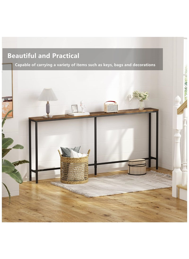 HXDream - Extended Console Table,Simple Sofa Table,Vintage Table,Home Coffee Corner Display Entryway Table, Display Table For Couch Hallway Entrance Living Room - Image 1