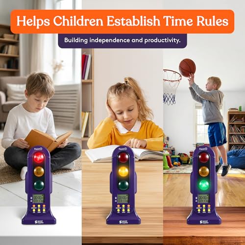 Special Supplies Stoplight Audio Visual Timer for Kids with Lights and Stopwatch Timer - Home and Classroom Timer for Time Management and Routines - Ages 3+ - Image 2