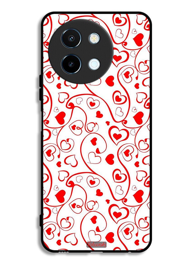 Tolwak Vivo Y38 5G Protective Case Cover Hearts Pattern - Image 1