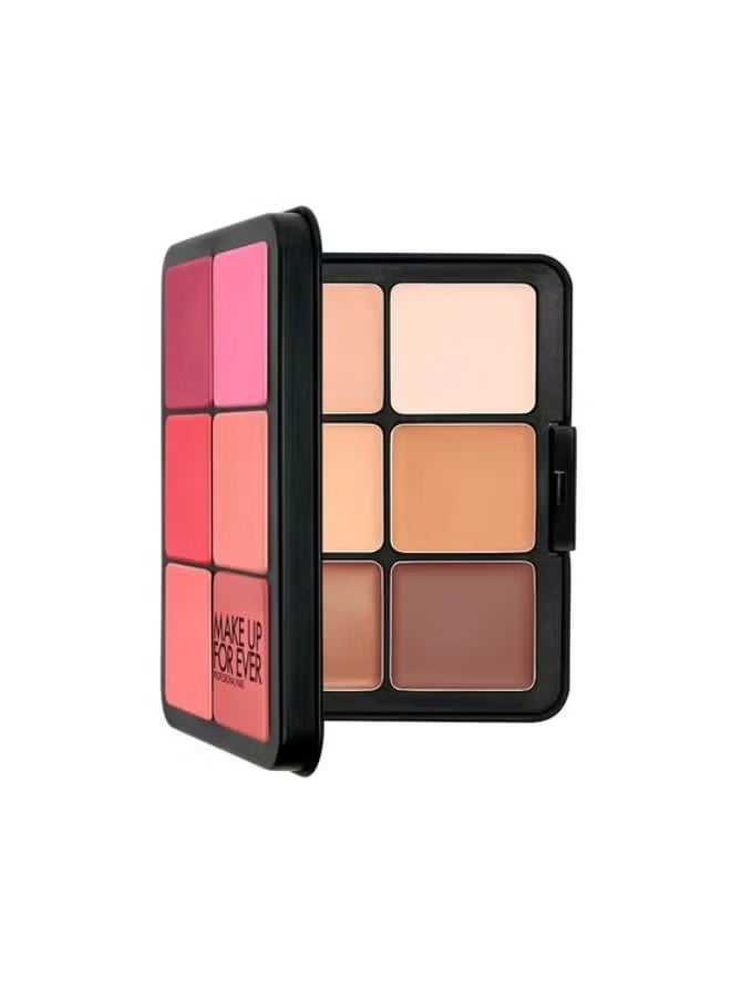 Make Up For Ever Ultra HD Face Essential Palette | Foundation & Blush Makeup Palette - Image 1