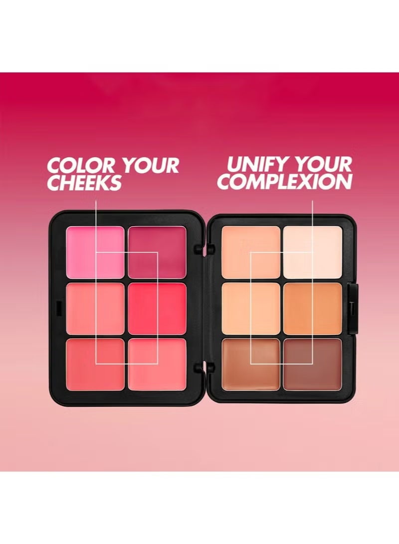 Make Up For Ever Ultra HD Face Essential Palette | Foundation & Blush Makeup Palette - Image 4