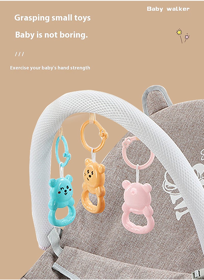 MaBaby - Baby Rocker Bouncer, Adjustable And Portable Baby Rocking Chair, Can Lie And Sit, Baby Swing With Adjustable Music Panel - Image 1