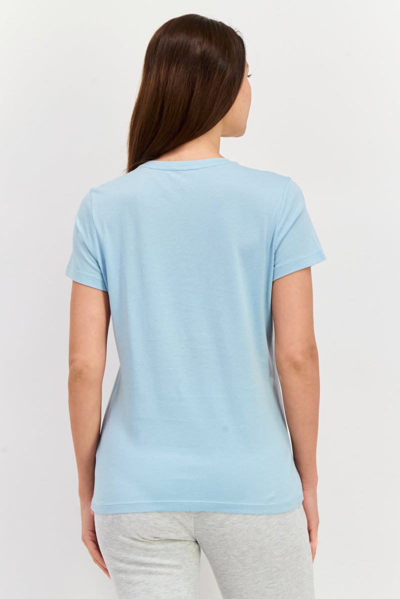 PUMA Women Sportswear Fit Short Sleeve Training Top, Turqioce - Image 3