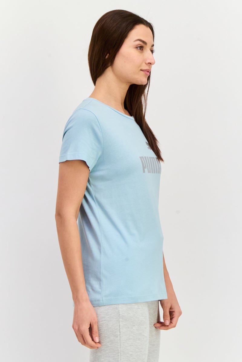 PUMA Women Sportswear Fit Short Sleeve Training Top, Turqioce - Image 2