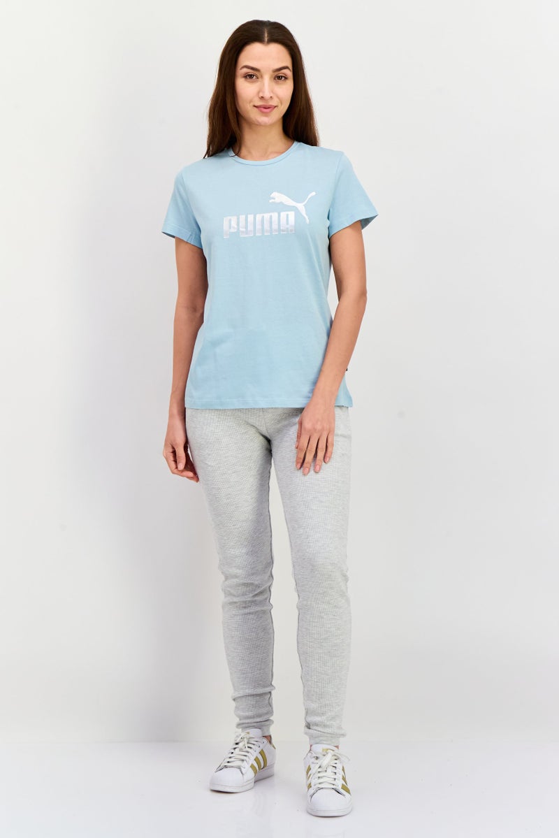 PUMA Women Sportswear Fit Short Sleeve Training Top, Turqioce - Image 4