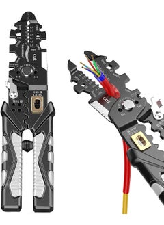 YOGVAYNA YOGVAYNA 25in1 Multifunction Wire Strippers Electeical 8 inch Wire Crimping Tool Wire Cutter Professional Electrician Pliers Tools and Cable Stripper for Cutting Stripping Shearing  - Image 1