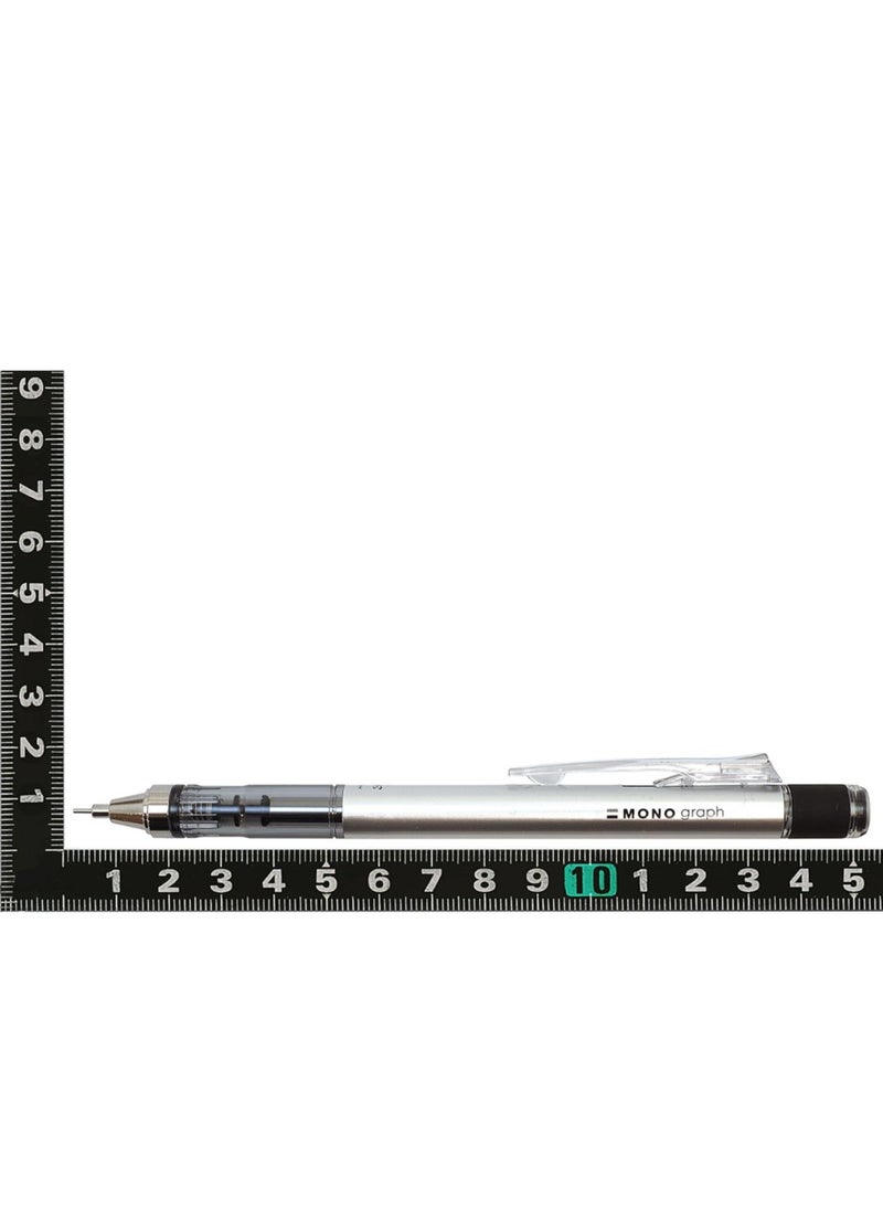 Tombow Mono Tombow Monograph Shaker Mechanical Pencil 0.5mm, Lime Green Body, R3 (SH-MG51)  - Image 2