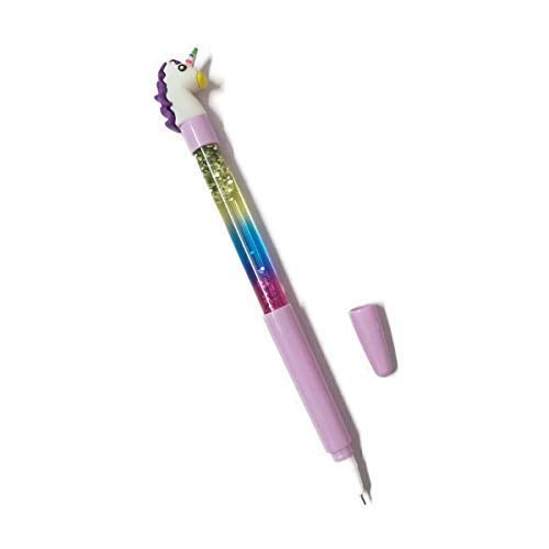 SHREE TECHNESH® Unicorn Glossy Printed Dual Sided Pencil Box with Sparkling Unicorn Gel Pen for Girls - Image 4