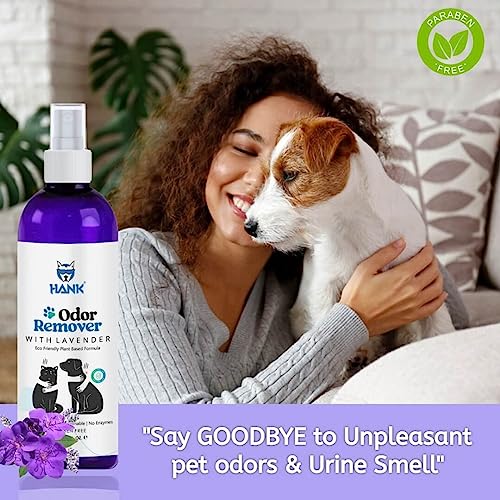 HANK Dog Odour Remover - Urine Smell Odor Eliminator - Enzyme Cleaner - Puppy Friendly Home Deodorizer - Long Lasting Lavender Spray - Kennel Floor Cleaner - Pet & Child Safe - 200ml - Image 2