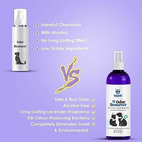HANK Dog Odour Remover - Urine Smell Odor Eliminator - Enzyme Cleaner - Puppy Friendly Home Deodorizer - Long Lasting Lavender Spray - Kennel Floor Cleaner - Pet & Child Safe - 200ml - Image 5