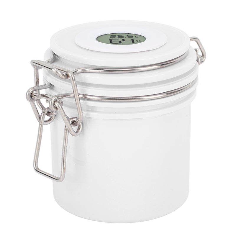 200ml Eyelash Glue Storage Tank with Screen Display Sealed Jar Activated Carbon Container for Lash Extension Grafting Eyelash White - Image 2