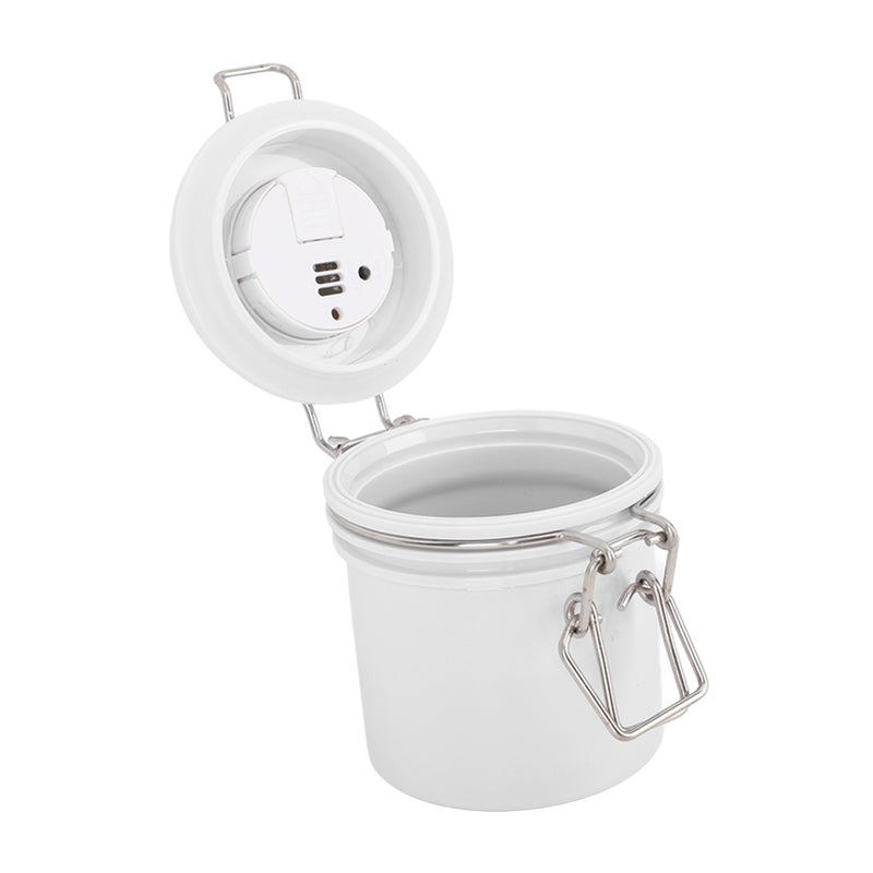 200ml Eyelash Glue Storage Tank with Screen Display Sealed Jar Activated Carbon Container for Lash Extension Grafting Eyelash White - Image 4