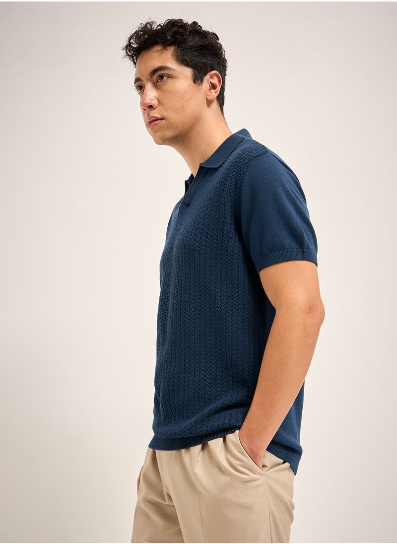 THE BEAR HOUSE Men’s Polo T-Shirt – Soft, Breathable Cotton, Classic Fit for All-Day Comfort, Stylish Casual Shirt for Summer, Everyday Wear & Outdoor Activities - Image 1