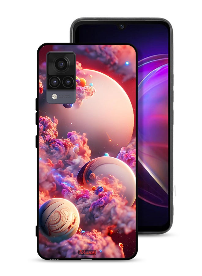 Tolwak Vivo V21 Protective Case Cover Clouds Abstract Art - Image 1