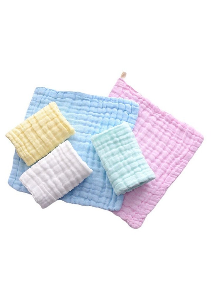 5 pieces of baby cotton soft towels, face towels, bath towels, children's sweat towels - Image 5