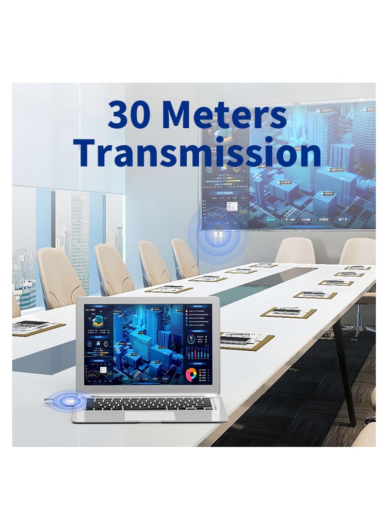 Wireless HDMI Transmitter and Receiver, 1080P HD Video Output, 100FT Range, 2.4G&5G, Kit for Streaming Video and Audio to Monitor from Laptop/Pc/Tv Box/Projector, Plug and Play HDMI Adapter - Image 4