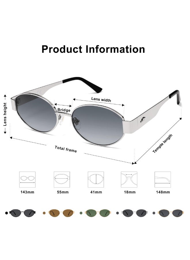 NIBEMINENT Women's Retro Sunglasses - Classic Trendy Polarized Sun Glasses UV400 Protection Fashion Eyewear - Image 4
