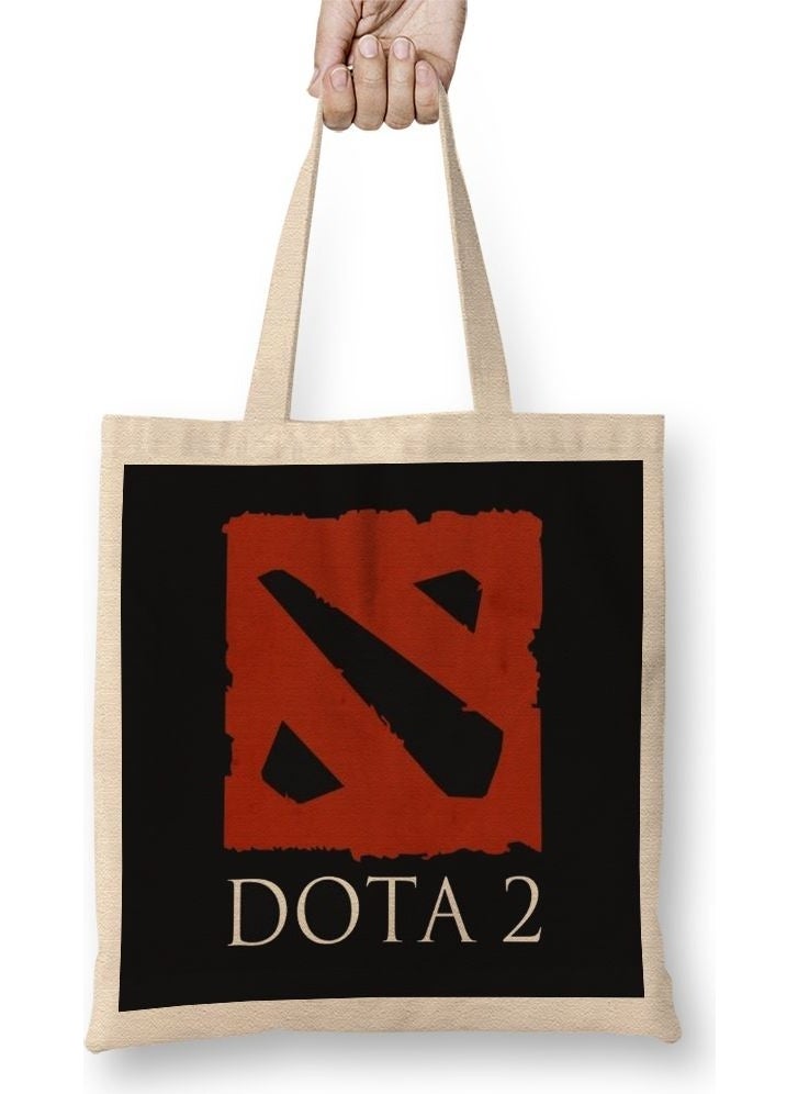 Baskı Dükkanı Print Shop Logo Dota 2 Tote Bag Long Handle 