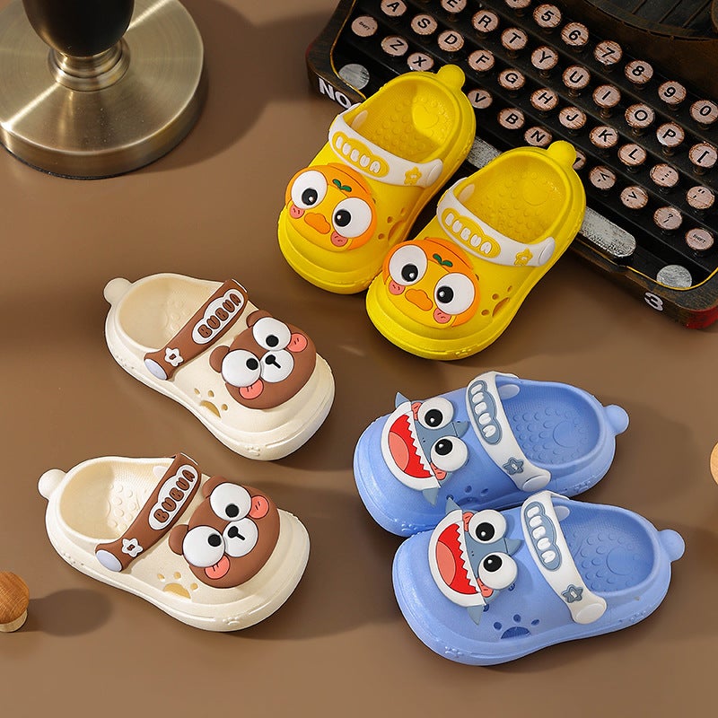 Children'S Slippers Boys' Summer Baby Home Cute Children'S 1-Year-Old 3-Year-Old Girls' Hole Shoes Baby'S Bath Non-Slip - Image 3