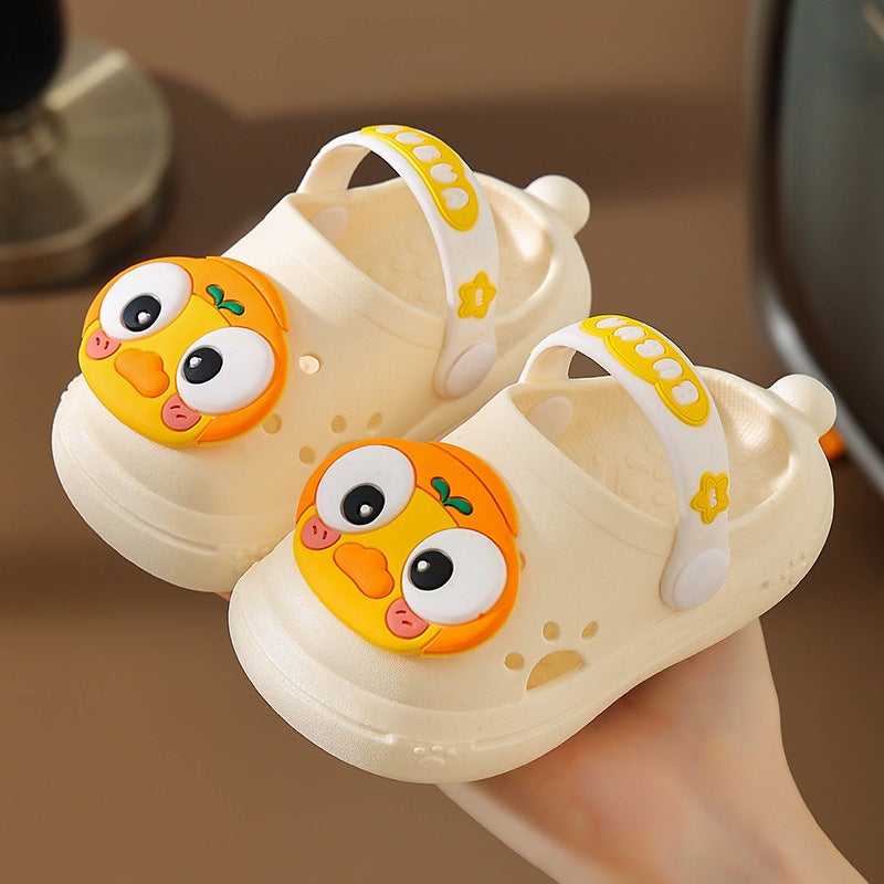 Children'S Slippers Boys' Summer Baby Home Cute Children'S 1-Year-Old 3-Year-Old Girls' Hole Shoes Baby'S Bath Non-Slip - Image 1