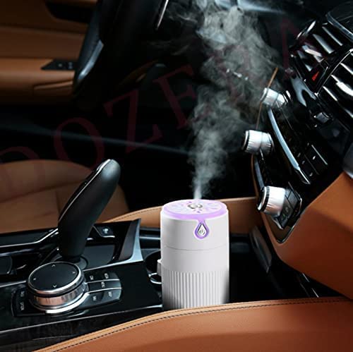 DOZERA Humidifier for room Air Humidifier With Cool Mist Humidifiers aroma diffuser for Aroma Air Humidifier with Led Night Light Colorful for Car Office humidifiers for Home Bedroom 420ml Multicolor - Image 5