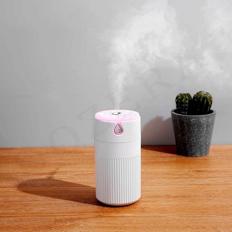 DOZERA Humidifier for room Air Humidifier With Cool Mist Humidifiers aroma diffuser for Aroma Air Humidifier with Led Night Light Colorful for Car Office humidifiers for Home Bedroom 420ml Multicolor - Image 1