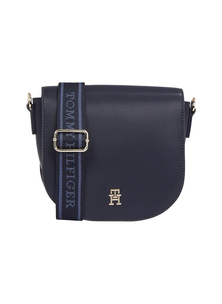 TOMMY HILFIGER - LOGOTAPE SADDLE BAG - Image 1