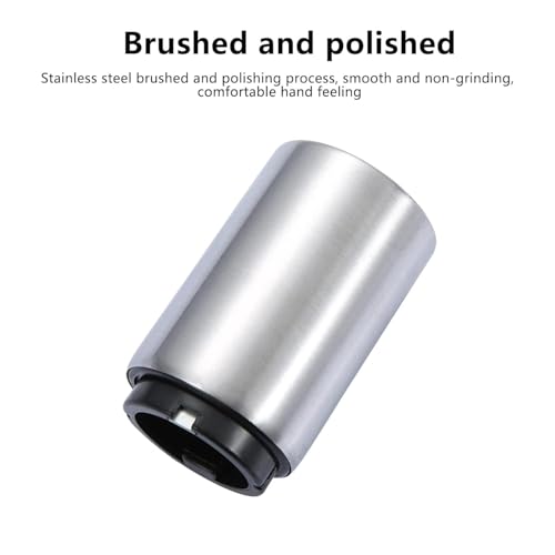 Digital Shoppy Automatic Push Down Bottle Opener, Stainless Steel, (Silver) - Image 4