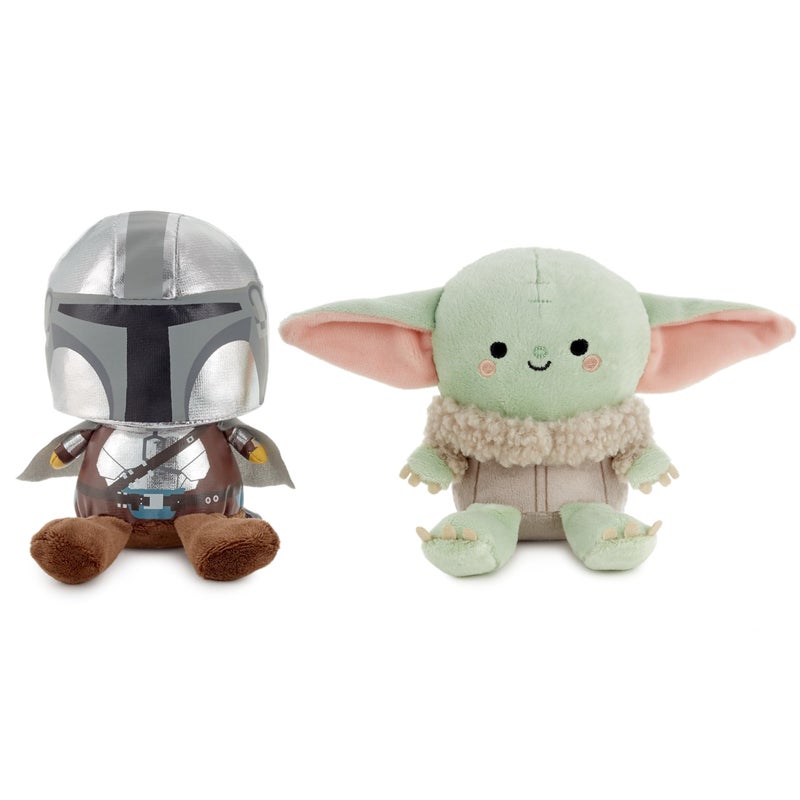Hallmark Better Together Star Wars The Mandalorian Magnetic Plush Toy (Mando and Grogu) 5"" Stuffed Toys  Gifts for Kids and Fans - Image 4