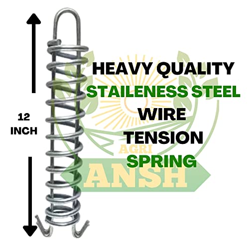 Agriansh Pack of 5 Solar Fencing Wire Tension Spring for Tightening Wire in the Farm or Garden - Image 2
