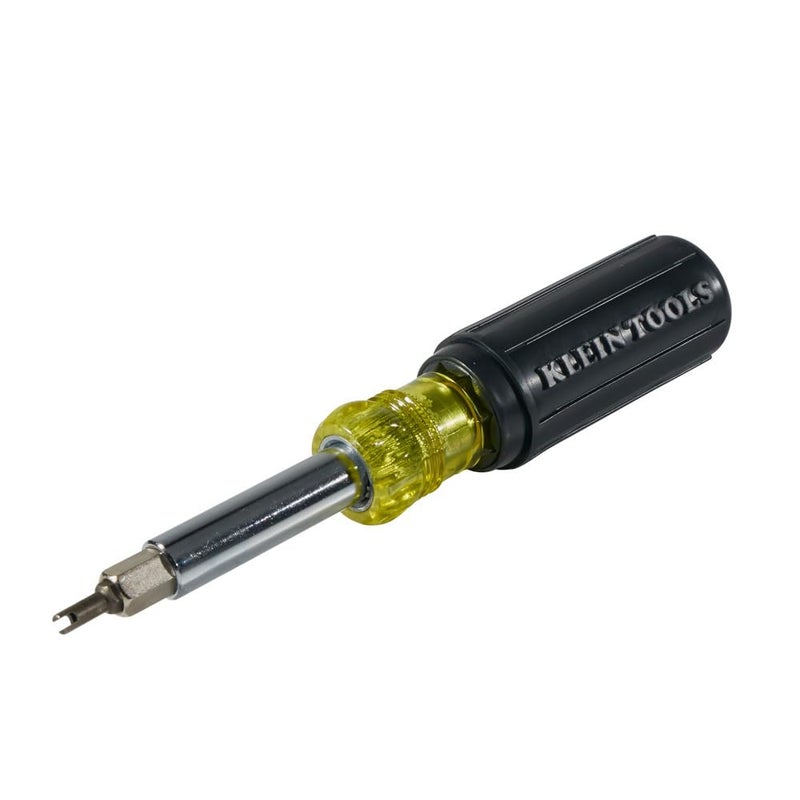 Klein Tools Klein Tools 32527 Multi-Bit Screwdriver / Nut Driver, 11-in-1 with Phillips, Slotted, Square, and Schrader Bits and Nut Drivers  - Image 5