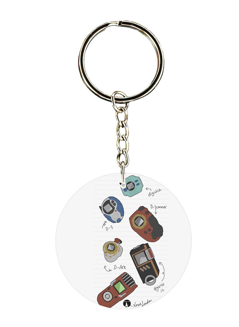 RKN The Anime Digimon Printed Keychain