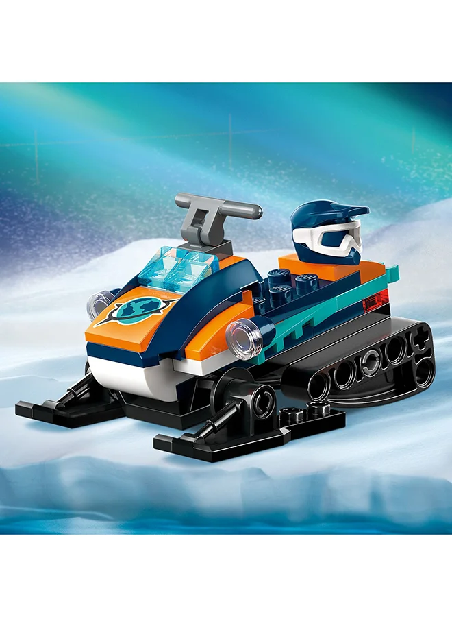 ليغو City Arctic Explorer Snowmobile 60376 Building Toy Set; Fun Gift Idea for Ages 5+; Snow Vehicle Playset with a Minifigure and 2 Seal Figures for Imaginative Role Play (70 Pieces)