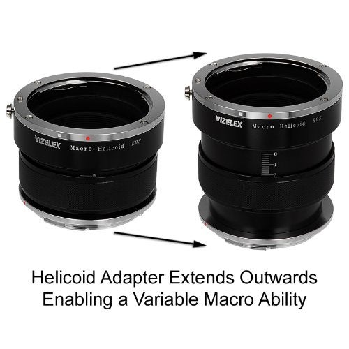 Fotodiox Vizelex Macro Focusing Helicoid - Canon EOS Lens to Canon EOS Body, Variable Magnification Helicoil - Image 2