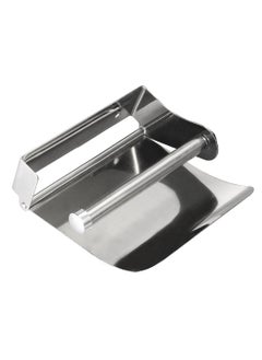 Shoppingekart Toilet Paper Holder with Cover Lid Stainless Steel Wall Mounted Tissue Roll Paper Dispenser Holder Washroom Bathroom Toilet Paper Roll Holder Stand 002 Tissue Roll Holder Steel Silver 1 Pcs  - Image 3