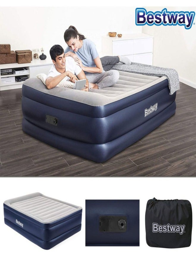 بست واي سرير هوائي تريتيك من بيست واي، مقاس كوين، مزود بمضخة تكييف مدمجة، 2.03 متر × 1.52 متر × 61 سم، 26-67690 - Image 5