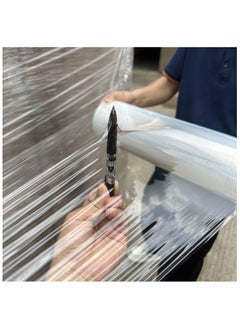 Duravel Clear Stretch Film Multi Use Strong Pallet Wrap Cling Film Tear Resistant Water & Moisture Proof Pallet Stretch Heavy Duty Shrink Wrap Durable Self-Adhering Cling Wraparent (PACK OF-6)  - Image 4