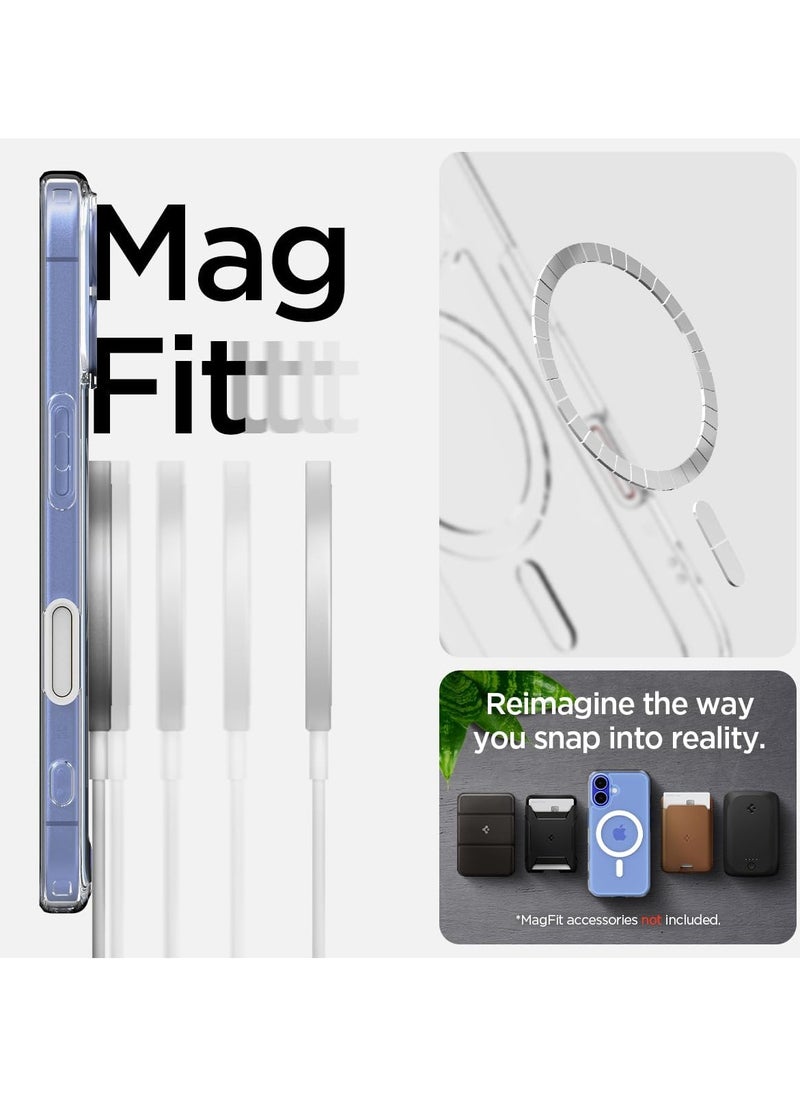 Spigen - Ultra Hybrid T MagFit for iPhone 16 Case Cover [Camera Control Button Cover] with MagSafe - White - Image 1