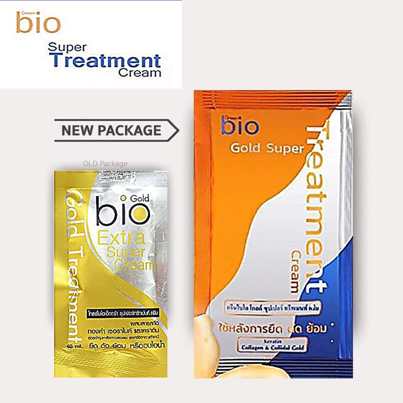 GreenBio 14pcs Extra Deep Repair Gold Keratin Hair Treatment Mask Conditioner Moisture For Extremely Dry Damaged Hair & Split Ends Bleach Hair Color Treated Shiny Smooth Beautiful Hair New Formula - Image 2