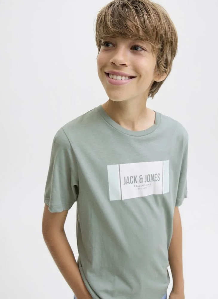 Jack & Jones Junior Kids Jjhayato Crew Neck T-Shirt