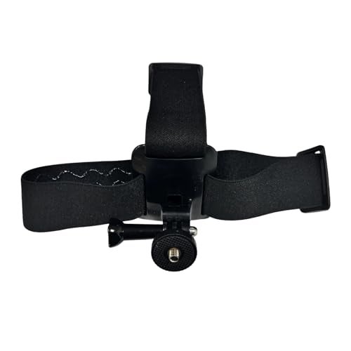 Yoogeer Action Camera Head Strap Mount for Insta 360 X5 X4 X3 X2 X ACE Pro ONE RS R GO 2 3, Hat Headband Belt for GoPro Hero 13 12 11 10, Fusion Max, DJI Osmo Action, AKASO,Apexcam, Surfola - Image 3
